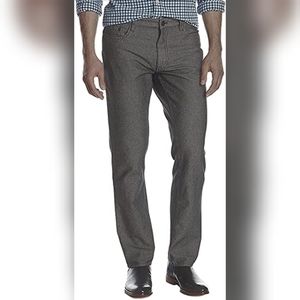 Calvin Klein Men's 5-Pocket Slim Straight Herringbone Pants, size W34 L34